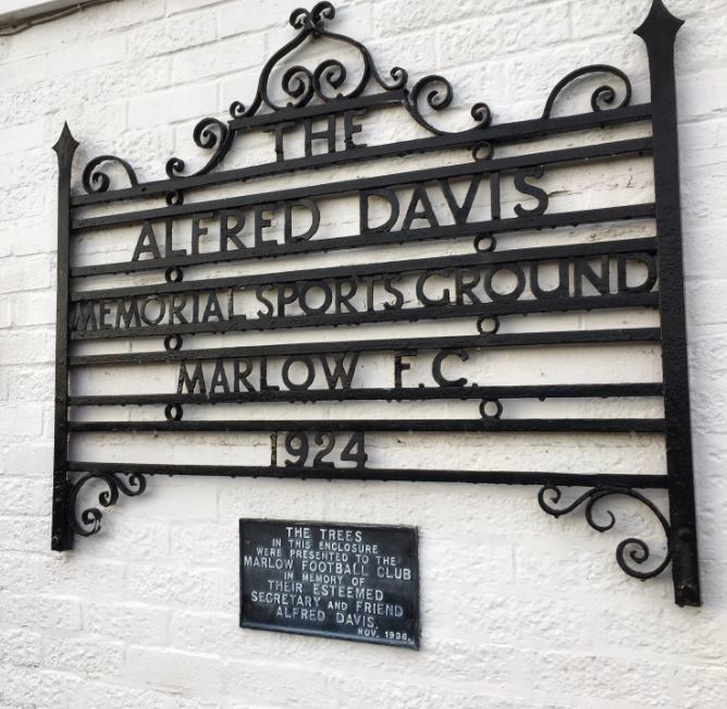 The Alfred Davis Memorial Sports Ground is shared between Marlow United and Marlow FC
