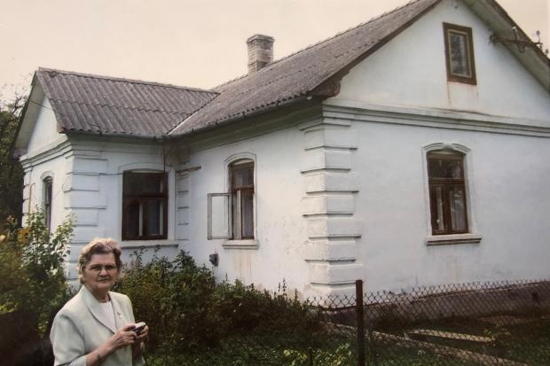 Bucks Free Press: In 2008 on a visit to her grandparents house near Lviv, Ukraine. 