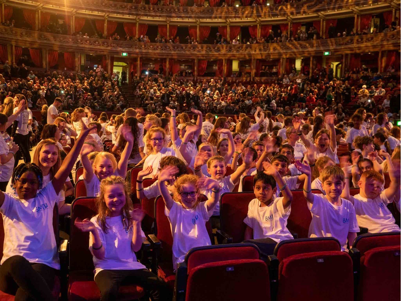 Thousands of school kids from Bucks took part in the production 