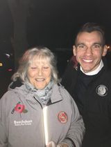 (Tracey Brown: My mother in law meeting the players for her 70th birthday)