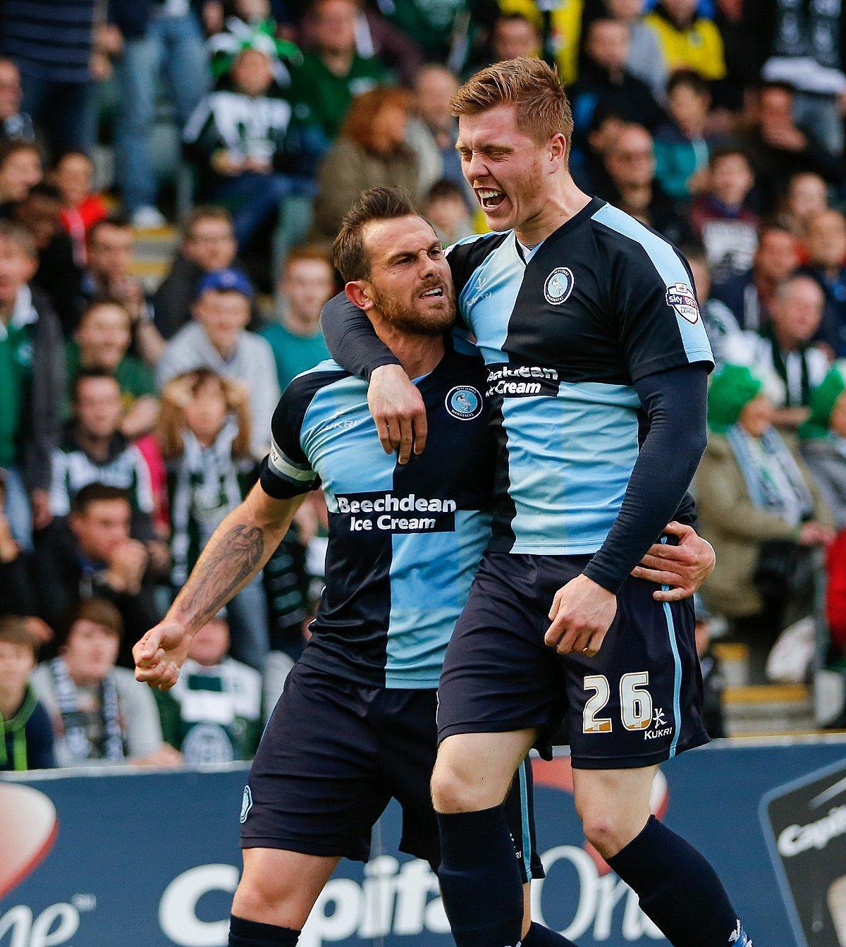 Paul Hayes and Alfie Mawson (both pictured) scored for Wycombe against Plymouth 