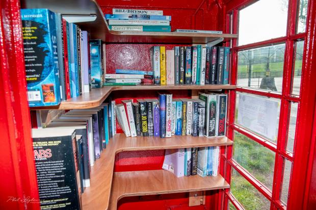 Bucks Free Press: The books in the red phone box (Image: Phil Laybourne)