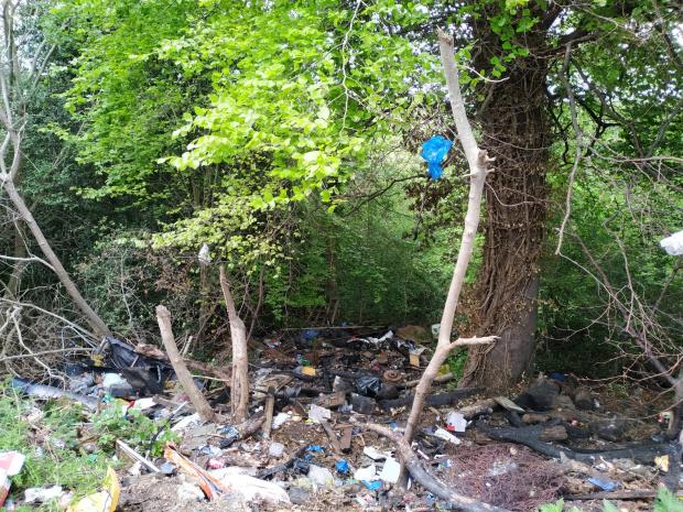 Bucks Free Press: Chiltern Rangers spent hours clearing the woods but more time is needed due to the sheer amount of fly-tipping dumped there