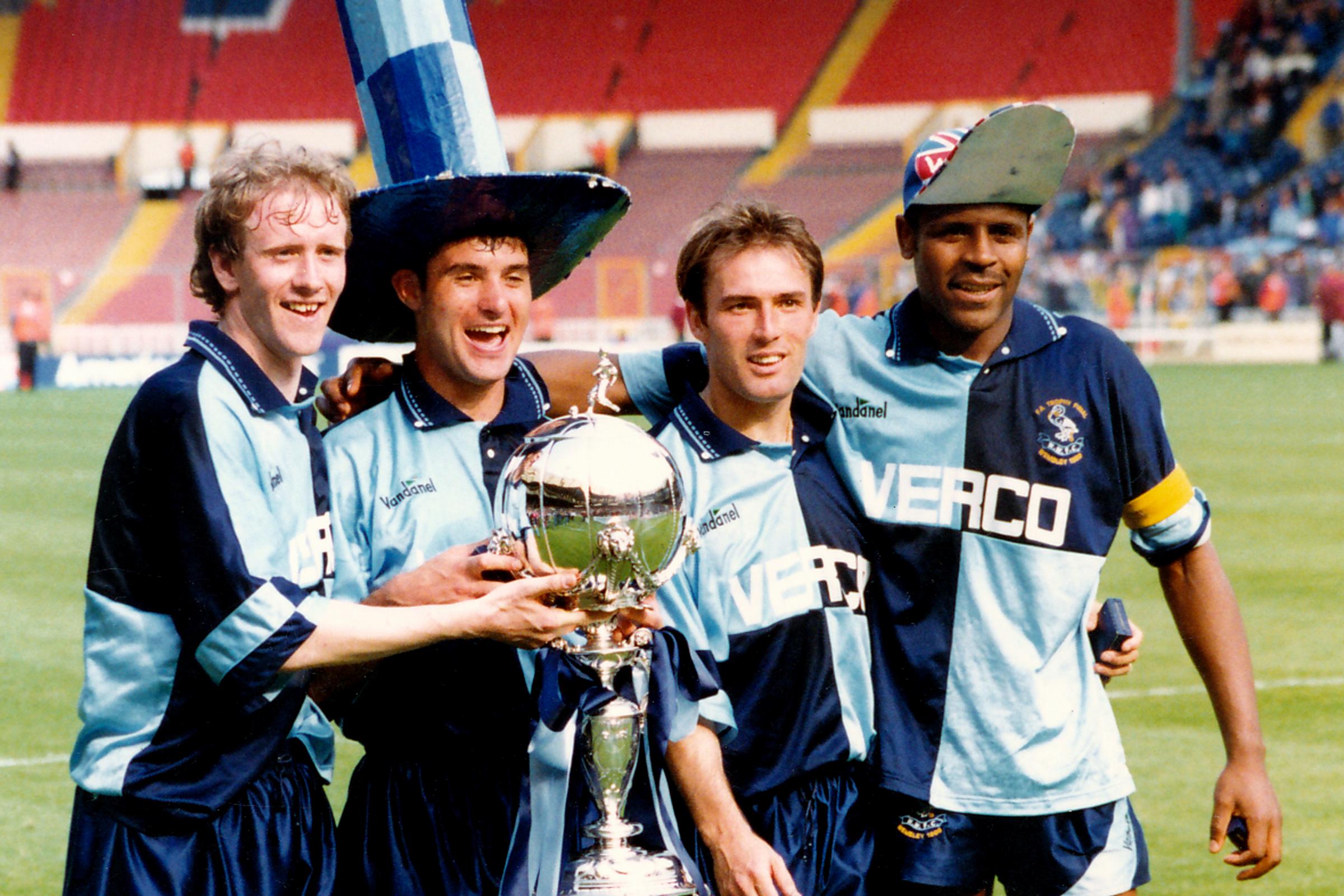 The four goalscorers from the 93 final at Wembley (WWFC)