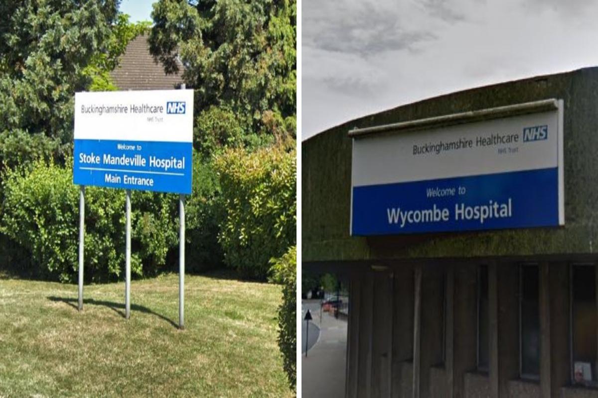 Stoke Mandeville Hosptal (left) and Wycombe Hospital (right) were the hospitals inspected