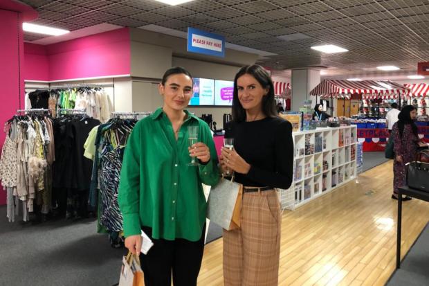 Bucks Free Press: Becks and Jenny from Eden's management came to see the impressive store during the pre-launch event.