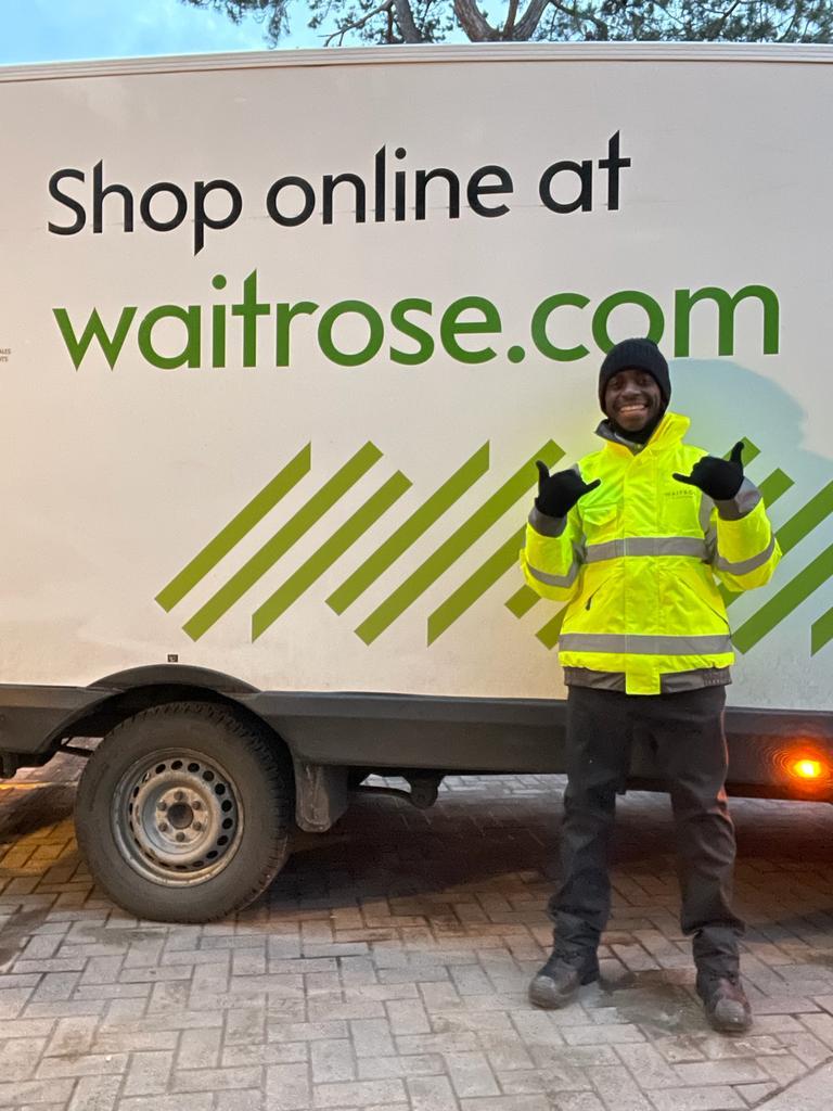 Adam worked for Waitrose during the first the lockdown (March 2020-June 2020) to help residents in Wycombe get their goods