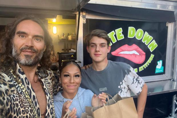 Russell Brand at Bite Down in High Wycombe
