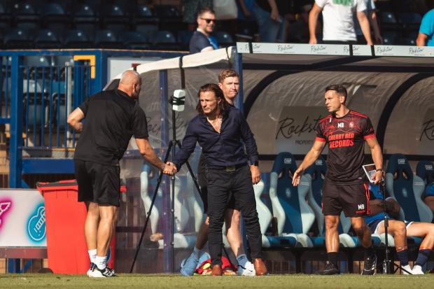 Wycombe boss Gareth Ainsworth was not happy with the defending, but was satisfied with the attacking play (PA)