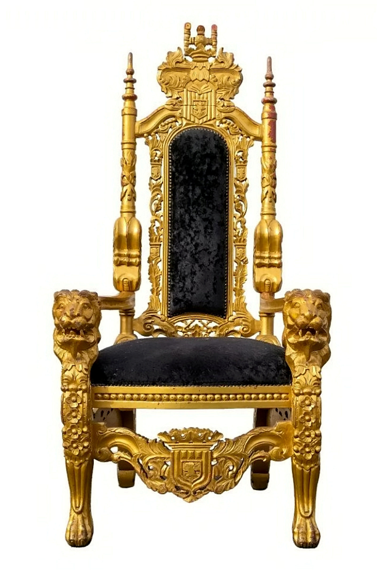 His throne has now been sold for £4,000 (SWNS)