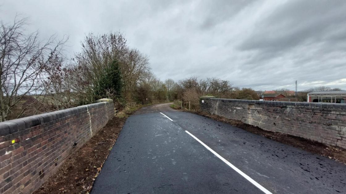 Quainton's Station Road reopens thanks to HS2 funded repairs 