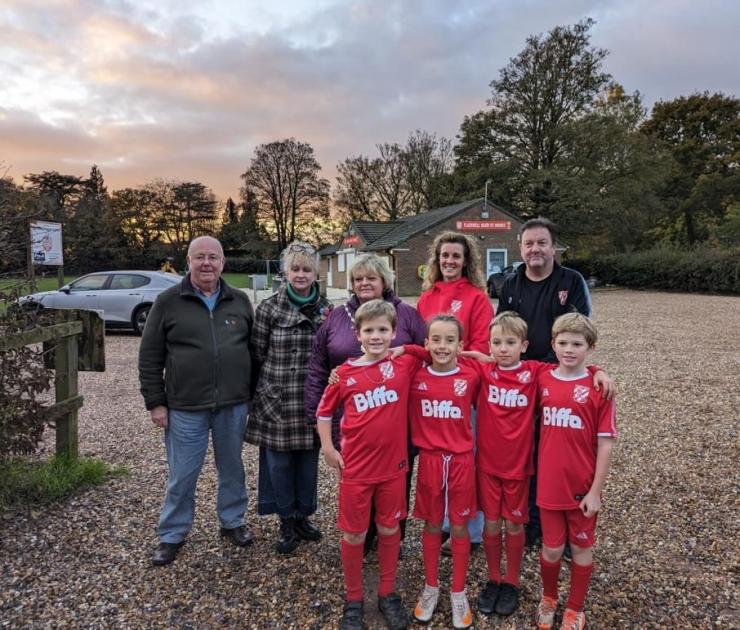 Flackwell Heath FC Minors have their car park repaired 