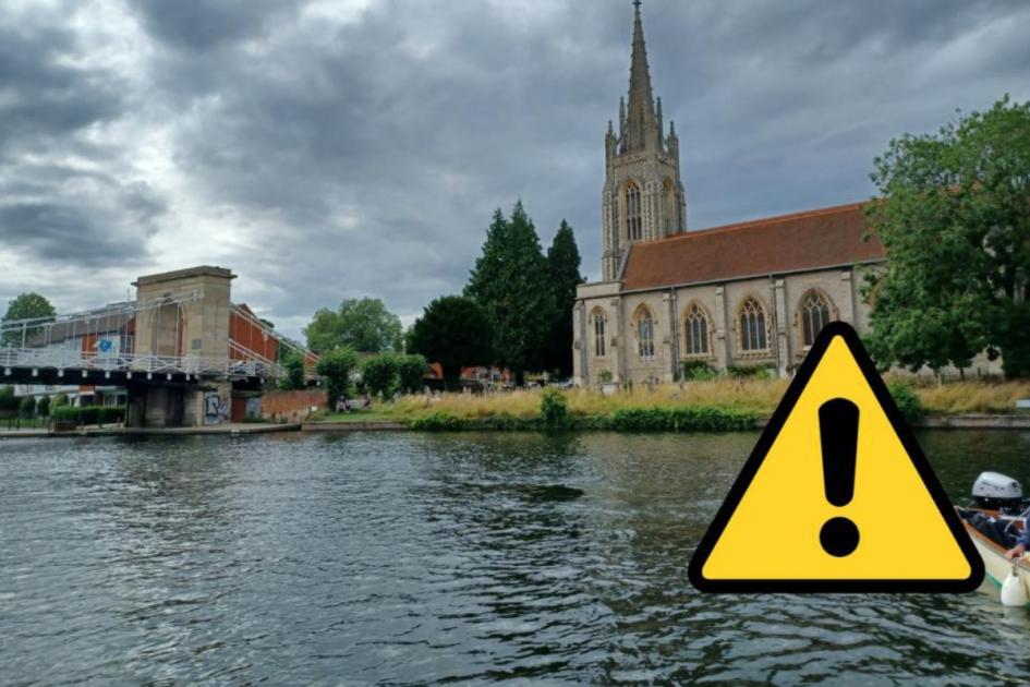 Flood alerts for Marlow and High Wycombe after rainfall 