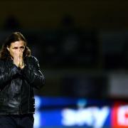 Gareth Ainsworth was not happy with his side's performance as Wycombe lost 3-0 away at Stevenage in the EFL Trophy (PA)