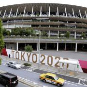 National Olympics Stadium is seen in Tokyo, Tuesday, June 29, 2021. (AP Photo/Koji Sasahara)