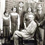 Ramsay MacDonald and his children circa 1920