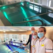 New, improved aquatherapy pool ready to welcome patients in Amersham Hospital (Credit: Bucks Healthcare NHS Trust)