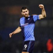 Sam Vokes (pictured in March 2022) scored his first goal in 12 games as Wycombe defeated Oxford 2-0 on January 24