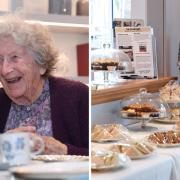 The residents enjoyed a special afternoon tea.