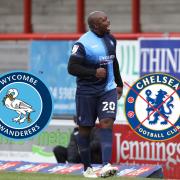 Adebayo Akinfenwa (pictured in 2021) was linked with Chelsea in 2018 (PA)