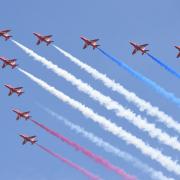 The exact times and route to see the Red Arrows flypast TONIGHT