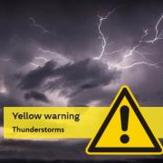 Met Office issues yellow warning for thunderstorms in Bucks TODAY