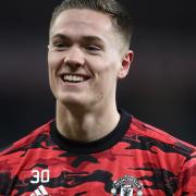 Nathan Bishop (pictured) has been with Manchester United since January 2020, but has yet to make a first-team appearance for the club (PA)