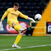 Max Stryjek (playing for Eastleigh in March 2020) has now kept three clean sheets in five games for Wycombe (PA)
