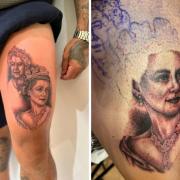Wycombe man spends £1.4k on a leg tattoo of the Queen