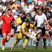 Max Stryjek made over 10 saves in the match as Wycombe Wanderers lost 2-1 away at Derby County (PA)