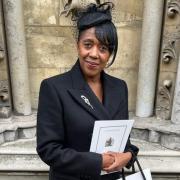 Track Academy founder Connie Henry MBE was one of the guests  of honour in Westminster Abbey (Credit: Track Academy)