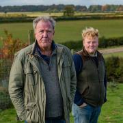 Jeremy Clarkson with Kaleb Cooper.