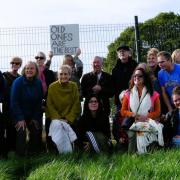 The protest took place on October 29 in Great Missenden's Leather Lane