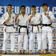 High Wycombe's Jesse Chraniuk (third right) picked up a bronze medal in Hungary