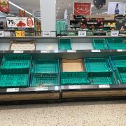 High Wycombe supermarkets suffer empty shelves