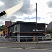 Burglar jailed for having knife inside McDonald's