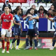 Sam Vokes scored the only goal in a 1-0 victory for Wycombe against Charlton at the Valley last season