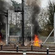 Trackside fire disrupts rail services to Marlow