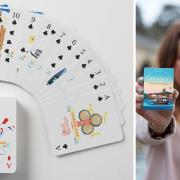 Playing card set designed to 'celebrate' town's community