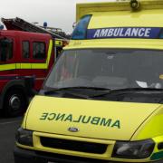 Emergency services treat man after night-time blaze