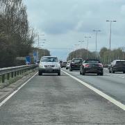 Elderly driver drives down wrong way of M40 motorway
