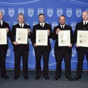 Police officers awarded for response to 'horrific and violent' attack