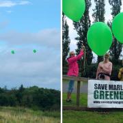 'No more green space': Campaign group hold anti Film Studios demonstration