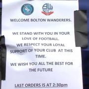The message Wycombe gave Bolton ahead of their first-ever meeting back in August 2019, amid the Trotters' financial struggles