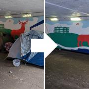 Police remove rough sleepers from Bucks underpass after 'antisocial behaviour'