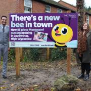 Busy Bees managing director Nitin Jain and area director Faye Dutton at the new Montessori nursery