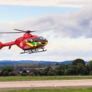 Air ambulance lands in Bucks after 'critical' incident