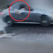 Mercedes driver is caught littering on CCTV