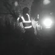 Suspected fly-tipper is caught on camera at 5am