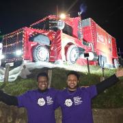 Andy and Nathan Jocelyn have managed to raise hundreds of pounds for the Great Ormond Street Hospital with their Christmas light display in High Wycombe